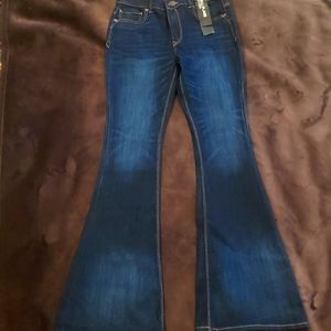 Express Bell Flare High Rise Jeans